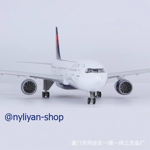 1/150 Delta Airplane Commercial Airlines Airbus 330 Aircraft W/Sound LED Model - Picture 5 of 10