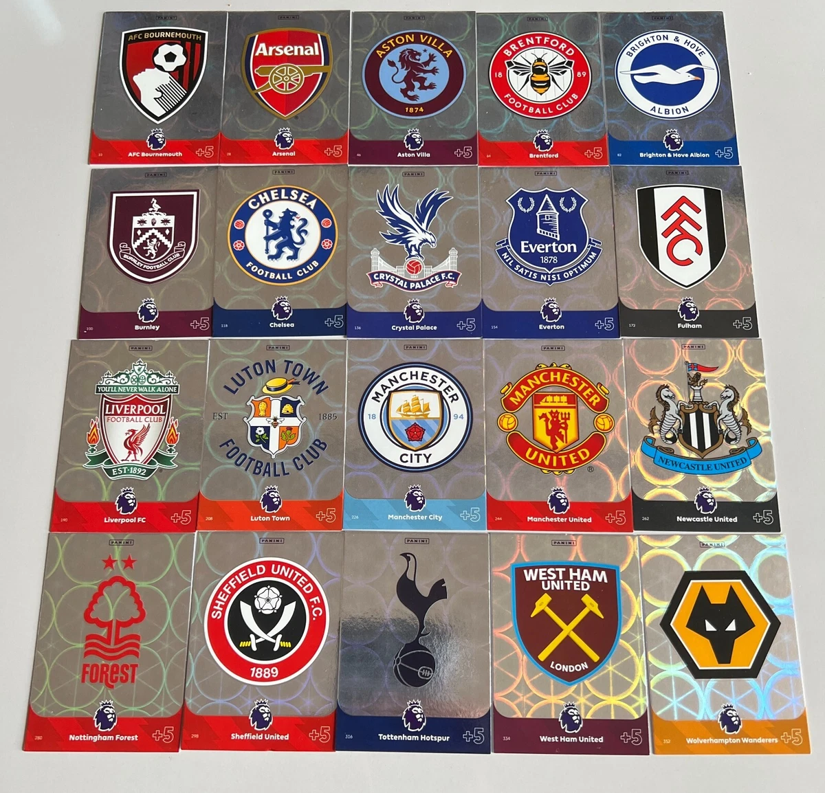 Panini Premier League Adrenalyn XL 2024 23/24 (1 to 250) **Please Select  Cards**