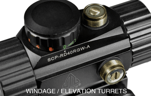 UTG 3.8" ITA Red / Green Dot Sight with Mount SCP-RD40RGW-A - Picture 4 of 8