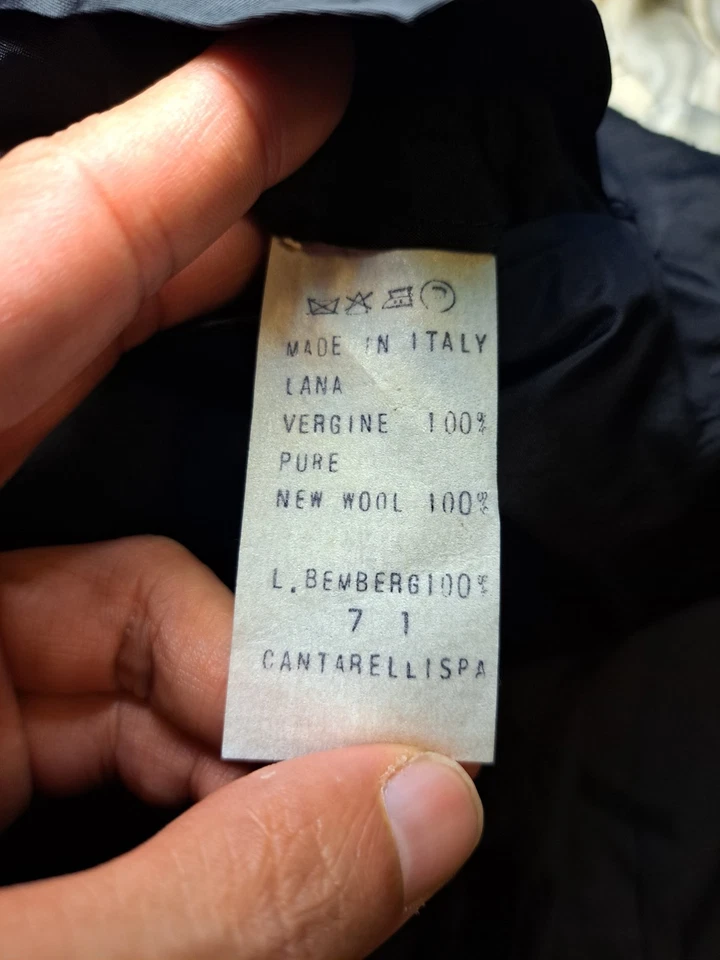 PREMIUM Cantarelli Esquire Traje Chaqueta Hombre 42R Gris Lana Virgen Bemberg Italia Foto 3 de 4