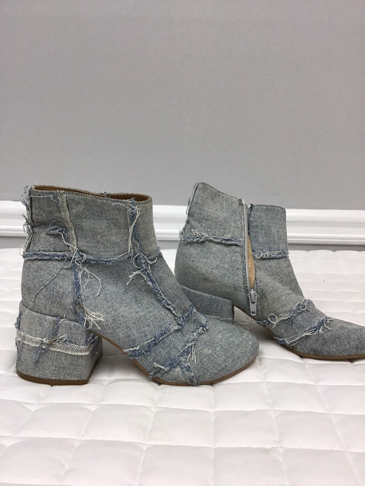mm6 denim boots