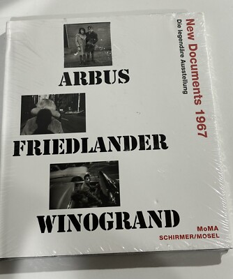 Arbus Friedlander Winogrand: New Documents, 1967 MoMA Schirmer/Mosel NEW