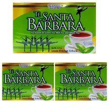 3 TE Santa Barbara  Te Verde 90 Sobres / Green Tea Exp 2026 Up