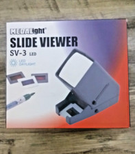 MEDALIGHT SLIDE VIEWER SV-3 LED DAYLIGHT 3X MAGNIFICATION LED DESKTOP GLASS LENS