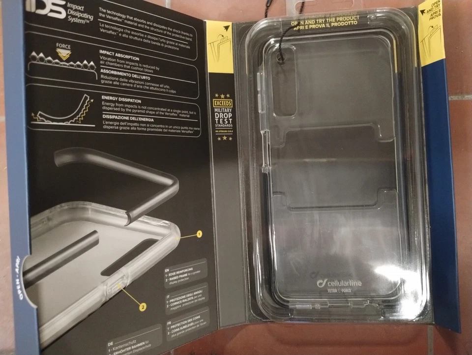 LOTTO 6 COVER per SAMSUNG GALAXY A7 2018 - CELLULAR LINE - SILICONE TRASPARENTE - Bild 2 von 4