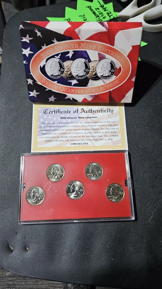 1999-2001 Denver Mint Edition State Quarter Collection New - Image 3 of 4