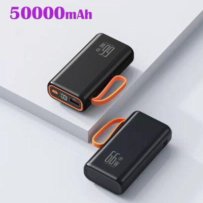 22,5W PD Power Bank 50000mAh Schnellladegerät 2 USB Externer Akku für Handy