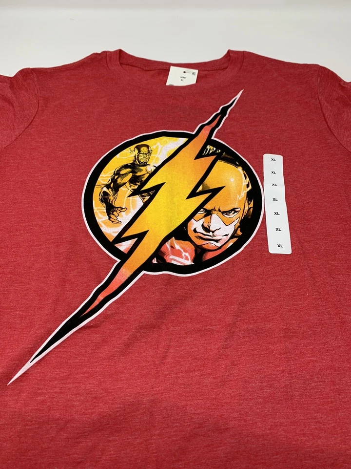 The Flash Boys Size XL Short Sleeve T-Shirt￼ Red New With Tags. ￼￼ Free Shipping - Image 3 of 4