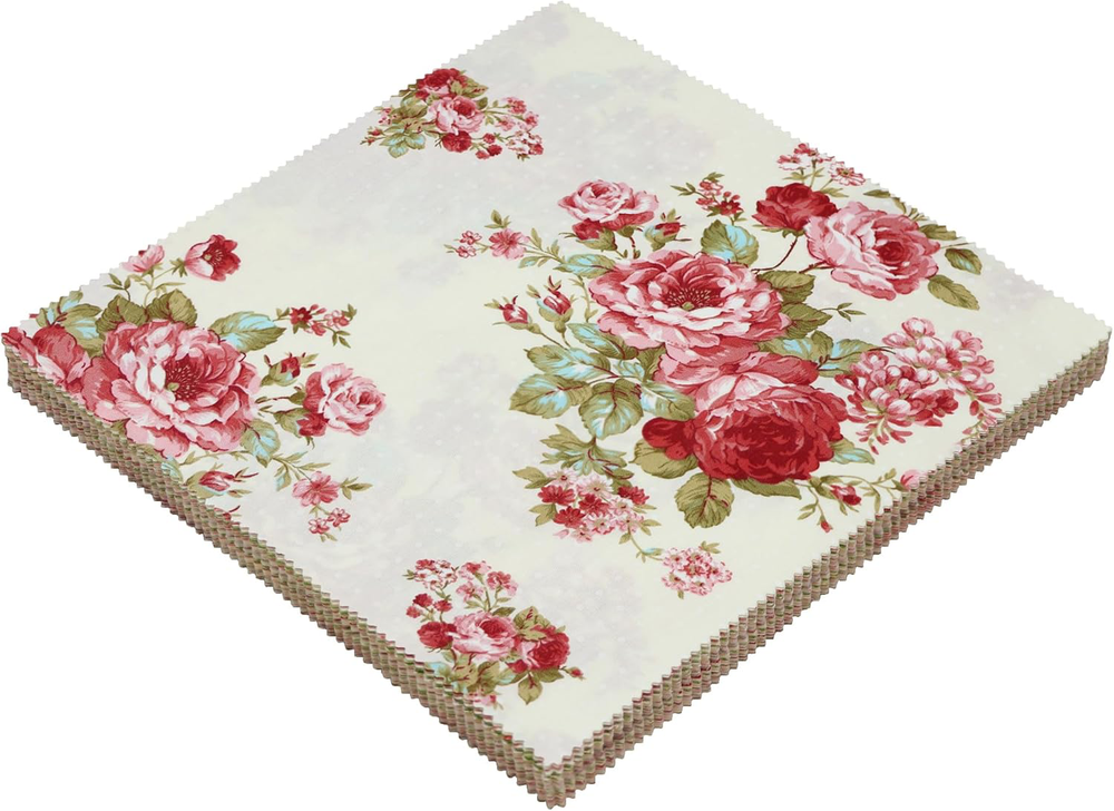 Layer Cakes 10 inch Squares for Quilting, Clearance Layer Cake Fabric for 10 10"