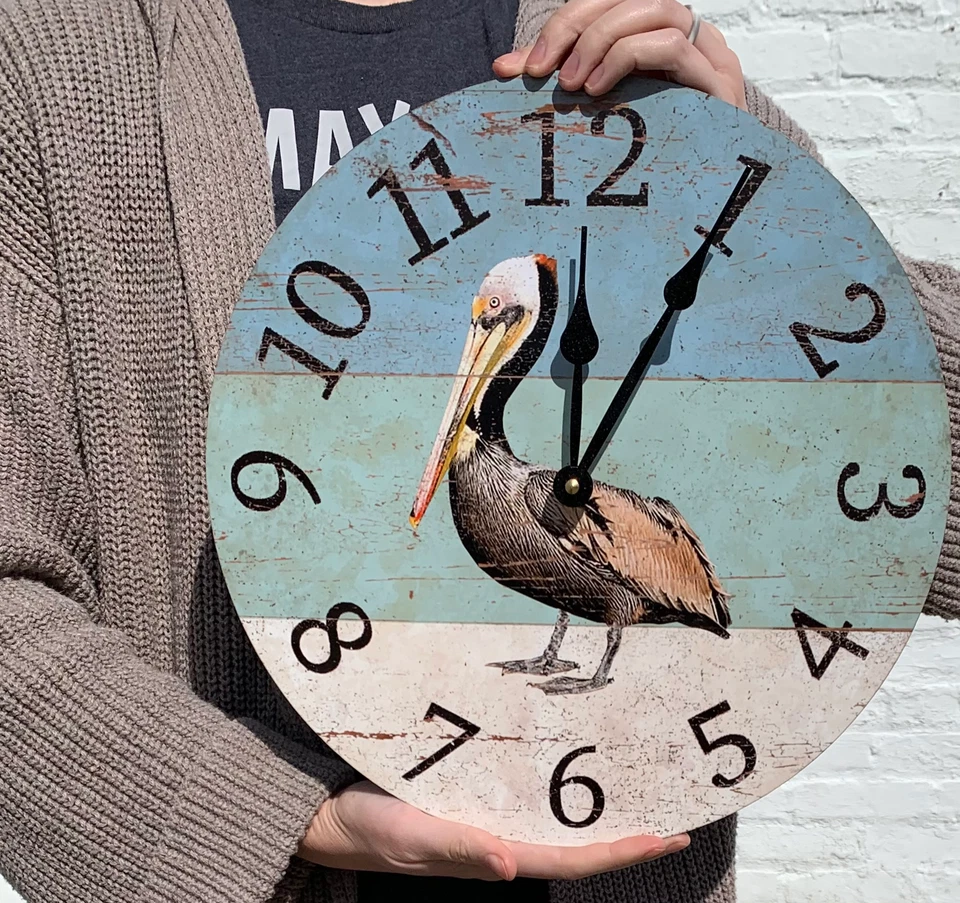 Pelican Beach Clock- Beach Themed Clock - Image 2 of 4