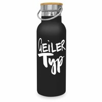 Ppd Trinkflasche Geiler Typ 0,50L Wasserflasche Saftflasche Sportflasche To Go