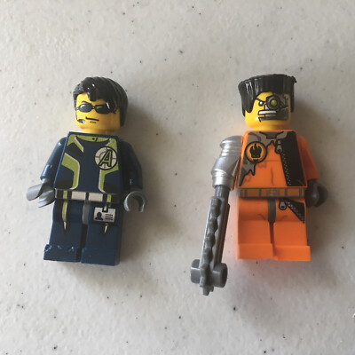 LEGO 8631 Jetpack Pursuit Agents Saw Fist Minifigure Bad Guy +