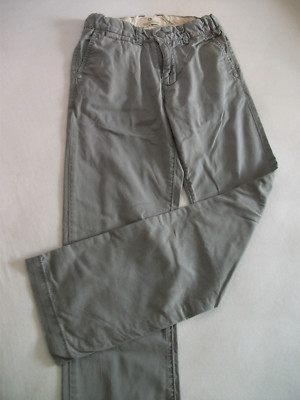  SCOTCH SHRUNK - schmale graue,leichte Knaben-Sommerhose  Gr. 128 neuw.