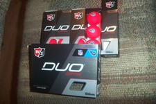 1 dz BRAND NEW 2020 Wilson Staff Duo Optix golf balls red Tennessee Titans