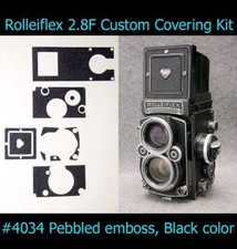 Camera Replacement Skin Cover Leather w/VIDEO inst Rolleiflex 2.8F Japan 1076