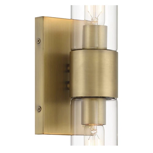 DESIGNERS FOUNTAIN Anton 17.5 in 2-Light Wall Sconce Old Satin Brass D286M-2WS-0 - Picture 7 of 8