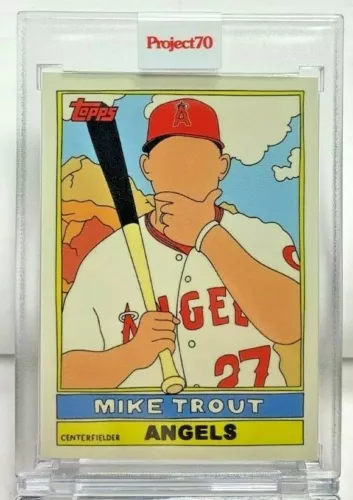2021 Topps PROJECT 70 card #27 - 1976 Mike Trout by FUCCI - SP /5630