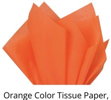 Color Tissue Paper. Large Sheets. Your Choice Of Colors