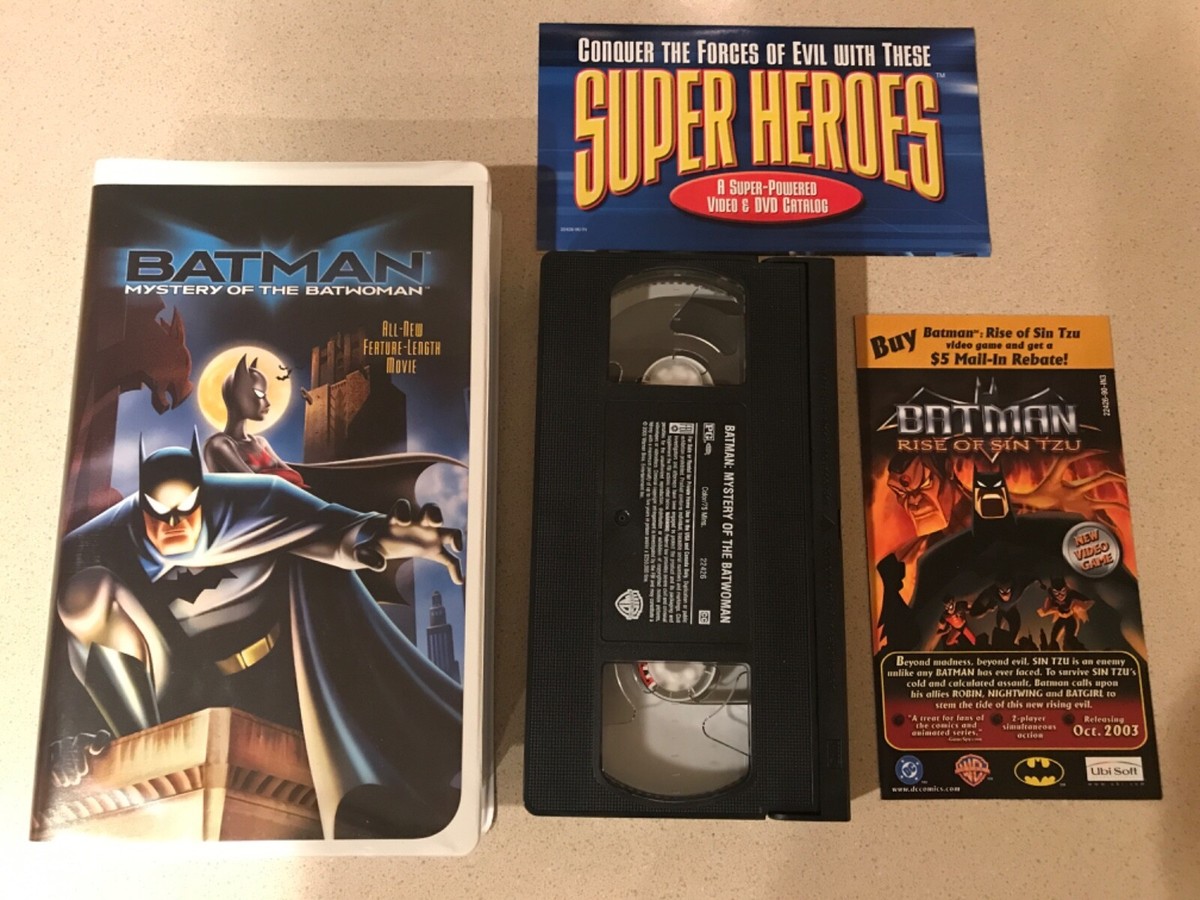 Batman - Mystery of the Batwoman (VHS, 2003, Clamshell) | eBay