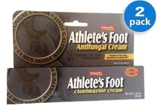 Natureplex Athlete's Foot Antifungal Cream Cure Pain Nails Itching 1.25oz 2Tubes