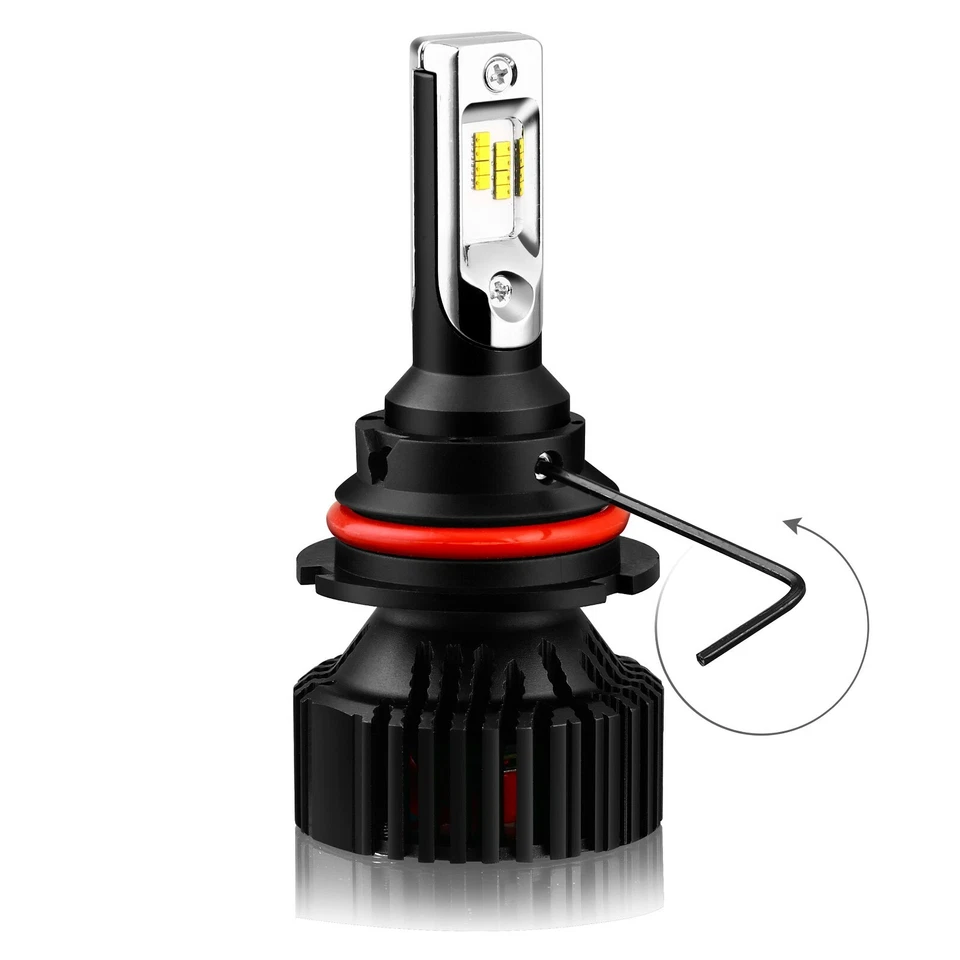 Allá Lighting LED X-treme Blanco 9004 HB1 Bombilla Faro para Carcasa Reflector Foto 4 de 4