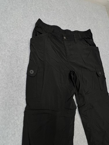 The North Face Women’s  Convertible Hiking Pants Black Size Lightweight Sz 10 - Picture 5 of 15