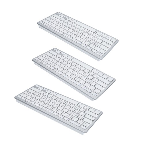BT Keyboard Bilingual Super Slim Scissor Switch Wireless Keyboard For PC Lap Hot - Picture 9 of 21