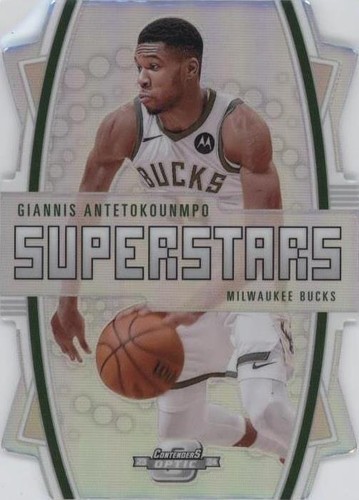 Giannis Antetokounmpo 2023-24 Optic Silver Holo Prizm #53 Bucks G5