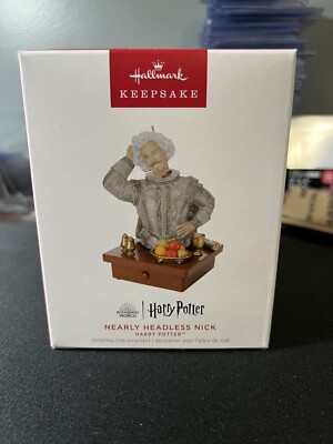 2023 Hallmark NEARLY HEADLESS NICK Harry Potter Keepsake Christmas Ornament New