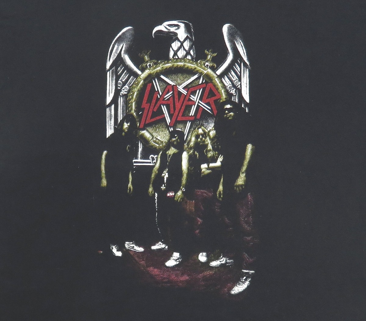Slayer Vintage T Shirt 1992 Decade Of Aggression 80's Thrash Metal