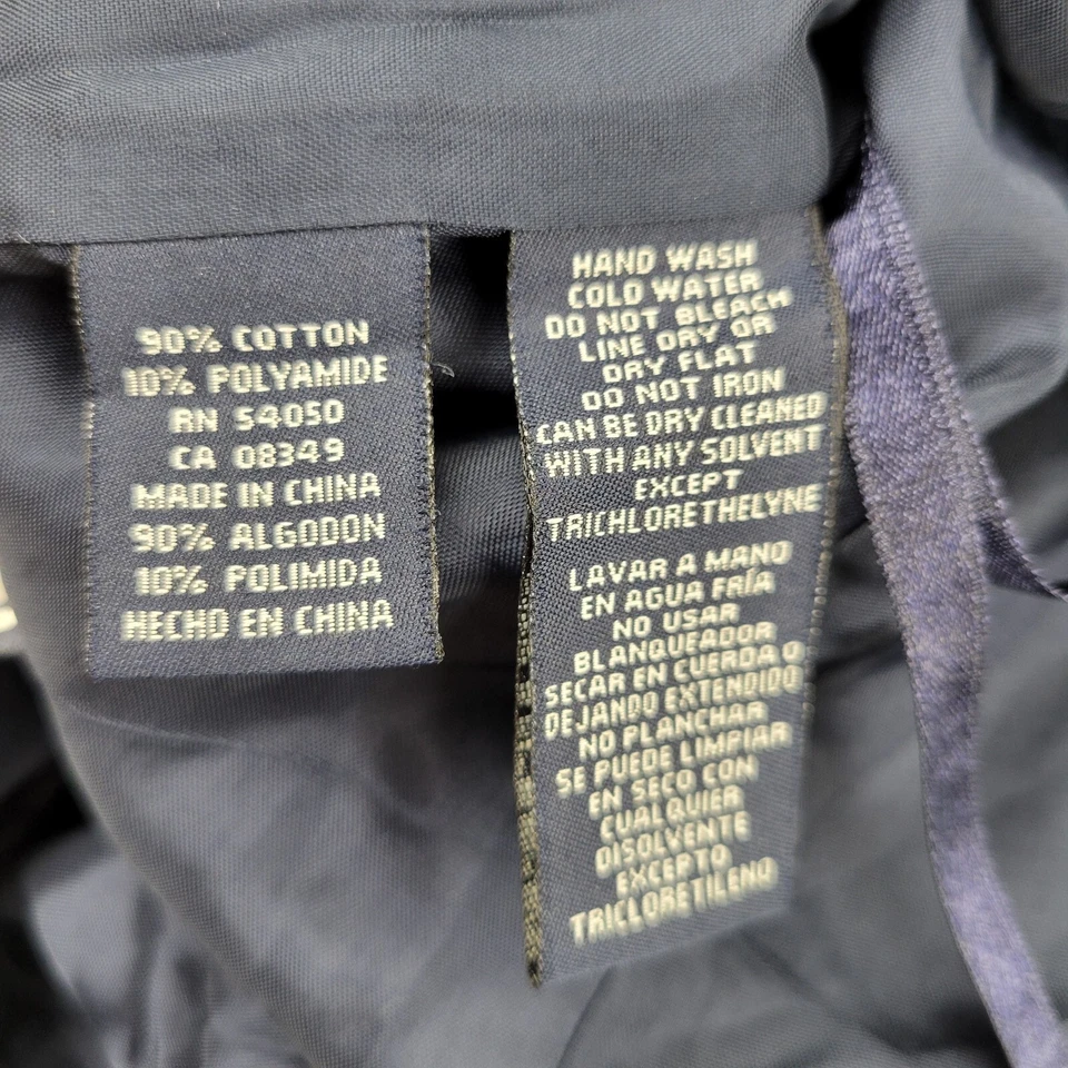 Blazer Jones New York Signature para mujer 16 rayas con cinturón frente abierto manga larga Foto 4 de 4