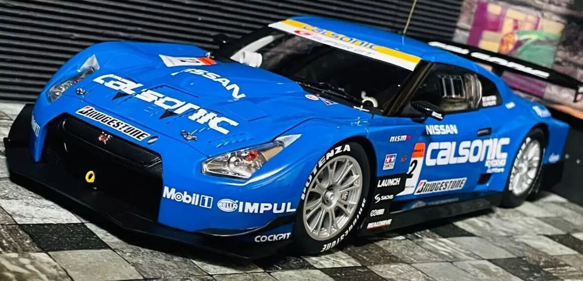 AUTOart 2008 NISSAN SKYLINE GT-R CALSONIC IMPUL 1/18