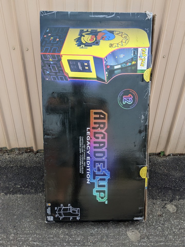 BOX ONLY Arcade-1Up Legacy Edition Pac-Man Bandai Namco Light Up ...