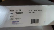 ACDelco A3115C Air Filter GM#19236610 AIR FILTER