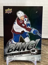 2024-25 Upper Deck Series 2 Bang For Your Puck Cale Makar  Card Smudge Top Right
