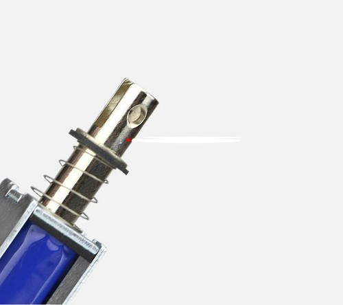 12V/2A Push Pull Open Frame Linear Solenoid Electromagnet Reset 10mm - Picture 7 of 9