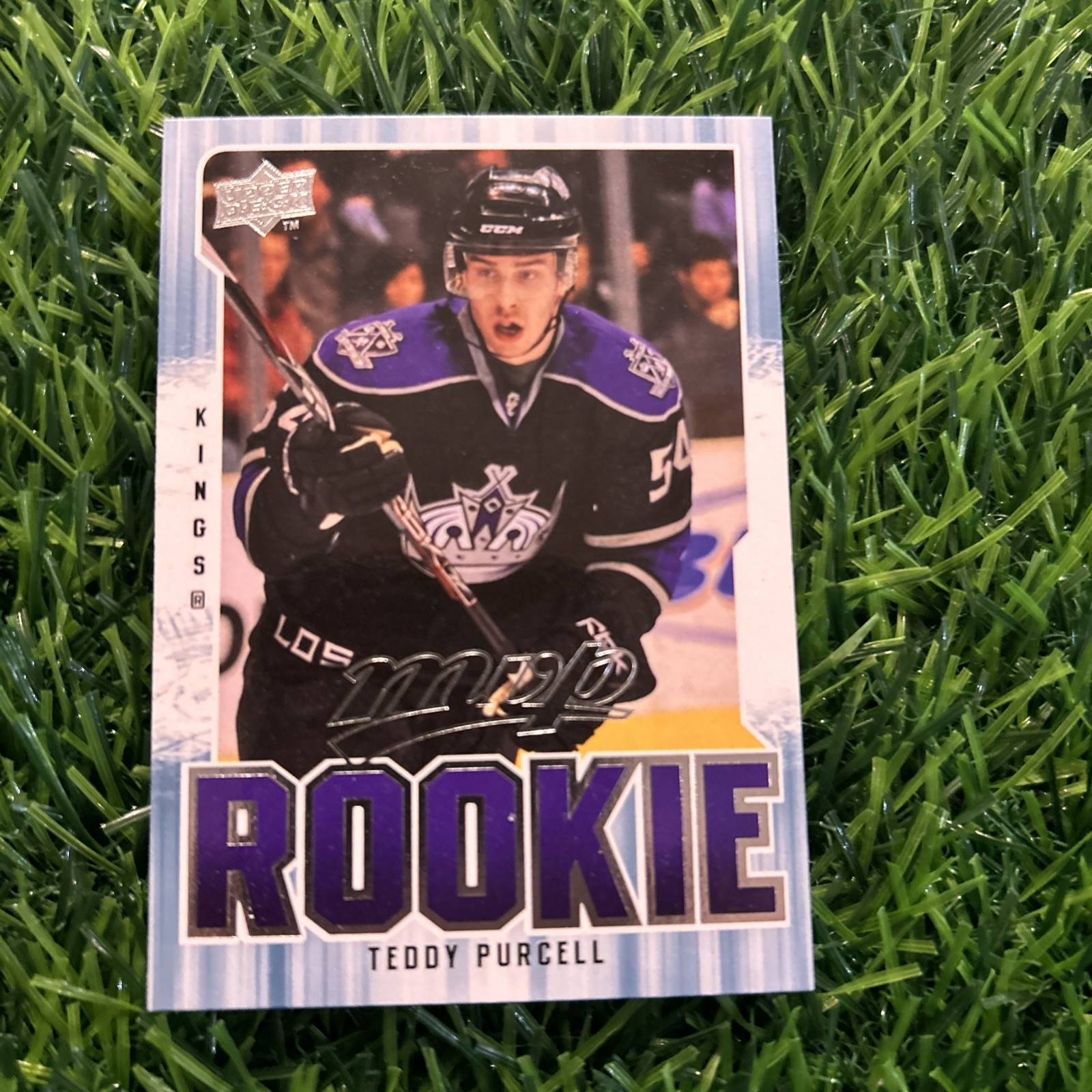 Teddy Purcell Rookie #307 2008-09 Upper Deck MVP Los Angeles Kings Card H18