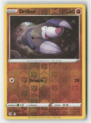 Drilbur 147/264 Fusion Strike Reverse Holo Common