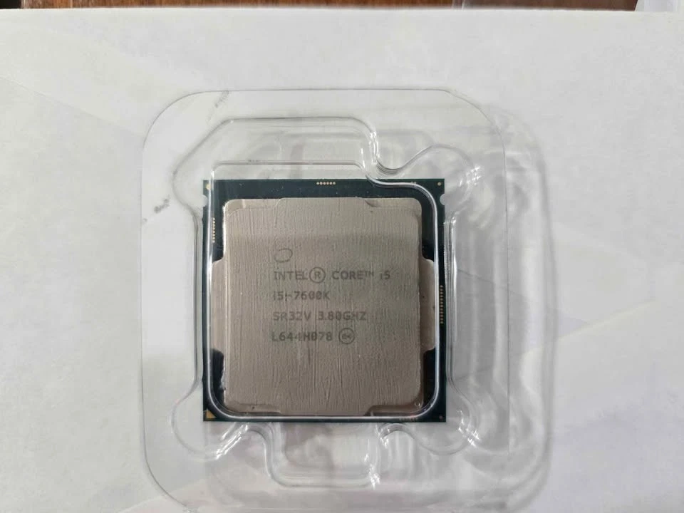 動確済・第7世代LGA1151 / Core i5 - 7600K・中古 7th Gen Intel Core i5-7600K CPU 3.8 GHz (Turbo 4.2 GHz) 4-Core 6M