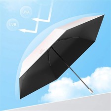 Ultralight Automatic Umbrella Portable Mini Outdoor Sunshade Rainy Windproof Bla