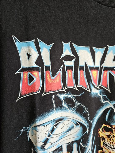 Blink 182 World Tour 2024 T Shirt Metal Font Large L Pop Punk Atticus - Picture 6 of 11