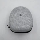 Playstation Branded Pulse Elite Headphones Carrying Case Grey Felt