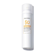 SKINTIFIC 120ml All Day Light Sunscreen Mist Spray SPF50 PA   Face Body Spray