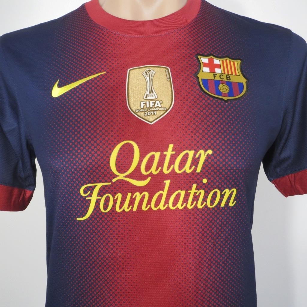 Nike DriFit Mens SMALL FCB Barcelona 2011 FIFA World Champions