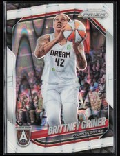 Brittney Griner 2025 Panini Prizm WNBA #46 White Seismic Prizms Atlanta Dream