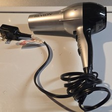 Revlon RV484 Professional Hair Dryer 1875W Adjustable Heat Silver/Black