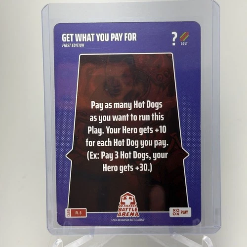 Bo Jackson Battle Arena PL-3 Get What You Pay For Alpha SSP Play