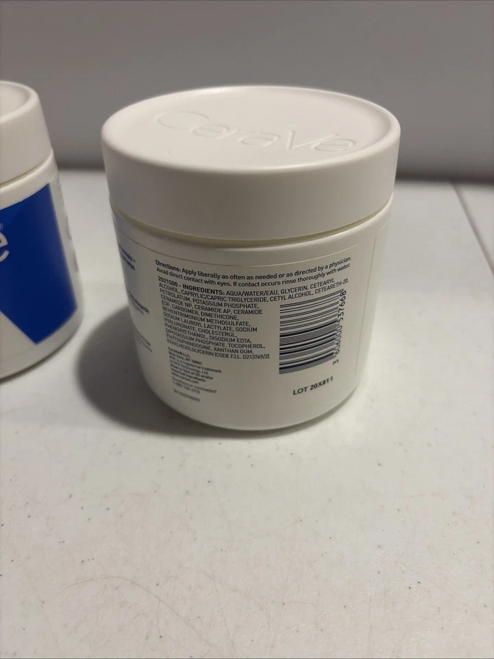 Pack of 2 CeraVe Moisturizing Cream For Normal to Dry Skin 16 oz Jar - Image 4 of 4