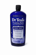 Dr Teal  s Foaming Bath Snowy Night with Valerian Root  Essential Oils 34 fl oz