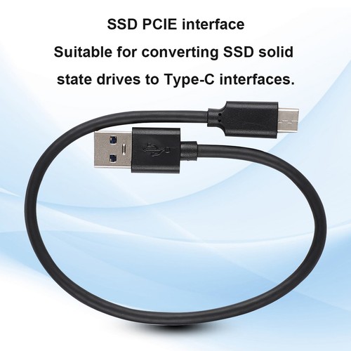 M.2 NVME To USB3.1 Portable Metal Hard Disk Box M2 SSD PCIE To TypE C SSD En NEW - Afbeelding 10 van 11
